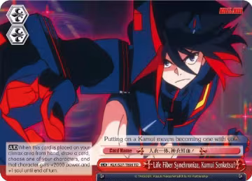 Life Fiber Synchronize, Kamui Senketsu! (TD) (KLK/S27-TE08 TD), KILL la KILL — Weiß Schwarz card price