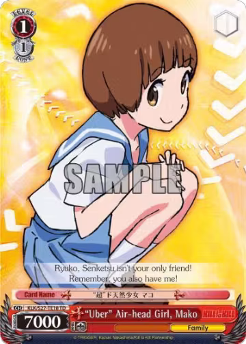 "Uber" Air-head Girl, Mako (KLK/S27-TE18 TD), KILL la KILL — Weiß Schwarz card price