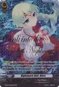 Nightmare Doll, Alice (G-BT05/SR05EN) — card price