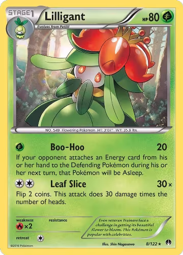 Lilligant (8/122), XY - BREAKpoint — Pokémon card price