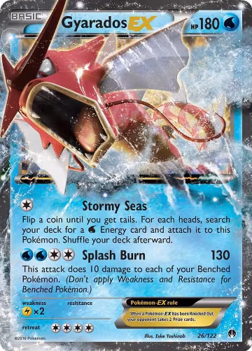 Gyarados EX (26/122), XY - BREAKpoint — Pokémon card price