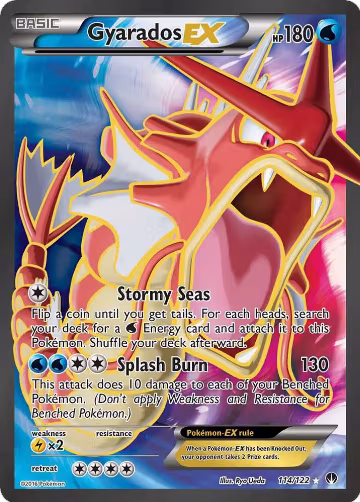Gyarados EX (Full Art) (114/122) — card price