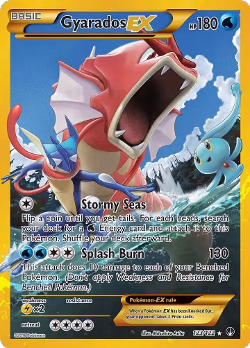 Gyarados EX (Secret) (123/122) — card price