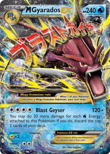 M Gyarados EX (27/122), XY - BREAKpoint — Pokémon card price