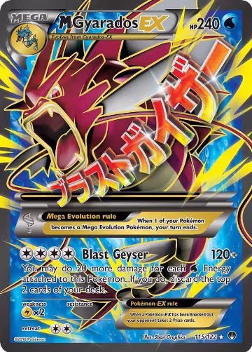 M Gyarados EX (Full Art) (115/122) — card price