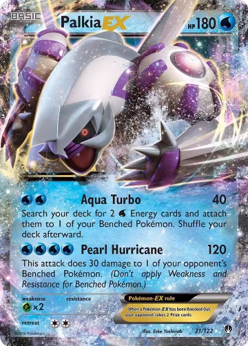 Palkia EX (31/122), XY - BREAKpoint — Pokémon card price