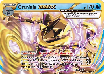 Greninja BREAK (41/122), XY - BREAKpoint — Pokémon card price