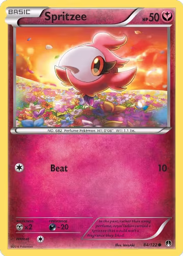 Spritzee (84/122), XY - BREAKpoint — Pokémon card price