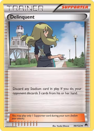 Delinquent (98/122), XY - BREAKpoint — Pokémon card price