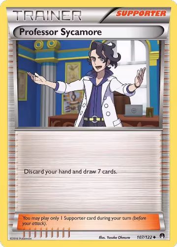 Professor Sycamore (107/122), XY - BREAKpoint — Pokémon card price