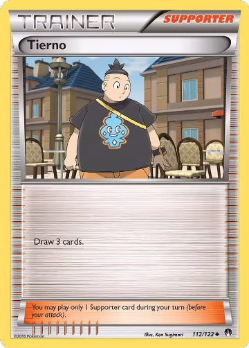 Tierno (112/122), XY - BREAKpoint — Pokémon card price