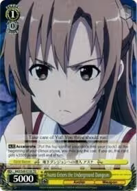 Asuna Enters the Underground Dungeon (SAO/S20-E105 TD), Sword Art Online — Weiß Schwarz card price