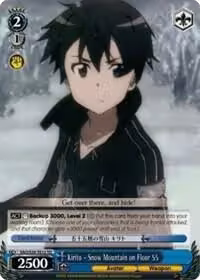 Kirito - Snow Mountain on Floor 55 (TD) (SAO/S20-TE12 TD), Sword Art Online — Weiß Schwarz card price