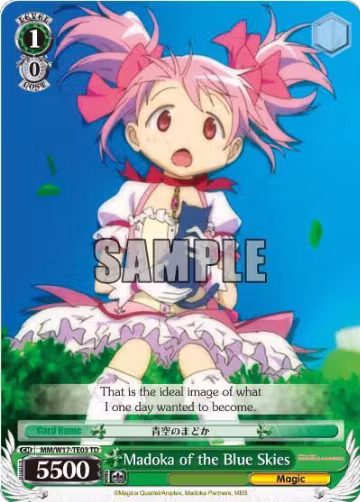 Madoka of the Blue Skies (TD) (MM/W17-TE03 TD), Puella Magi Madoka Magica — Weiß Schwarz card price
