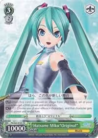 Hatsune Miku"Original" (PD/S22-E105 TD), Hatsune Miku -Project DIVA- f — Weiß Schwarz card price