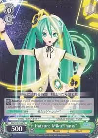 Hatsune Miku"Pansy" (TD) (PD/S22-TE08 TD), Hatsune Miku -Project DIVA- f — Weiß Schwarz card price