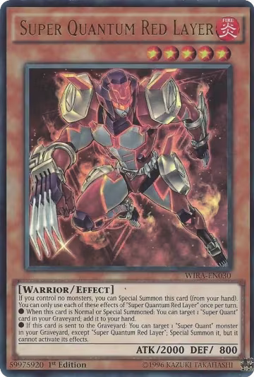 Super Quantum Red Layer (WIRA-EN030), Wing Raiders — Yu-Gi-Oh! card price