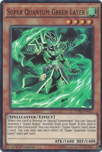 Super Quantum Green Layer (WIRA-EN031), Wing Raiders — Yu-Gi-Oh! card price