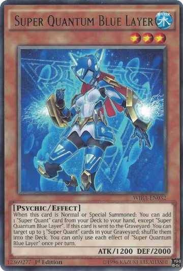 Super Quantum Blue Layer (WIRA-EN032), Wing Raiders — Yu-Gi-Oh! card price