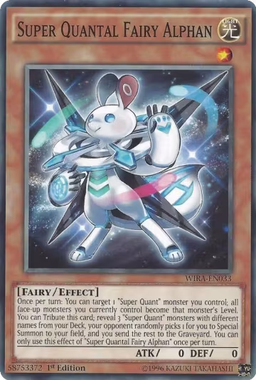 Super Quantal Fairy Alphan (WIRA-EN033), Wing Raiders — Yu-Gi-Oh! card price