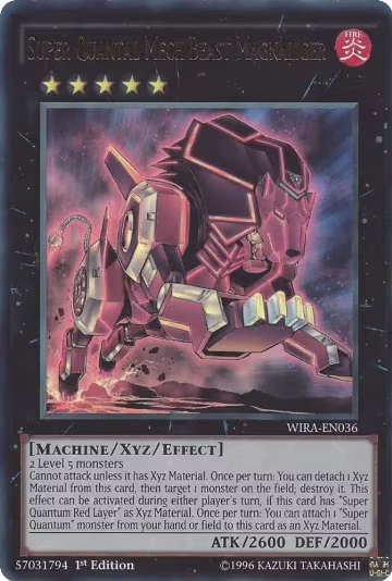 Super Quantal Mech Beast Magnaliger (WIRA-EN036), Wing Raiders — Yu-Gi-Oh! card price