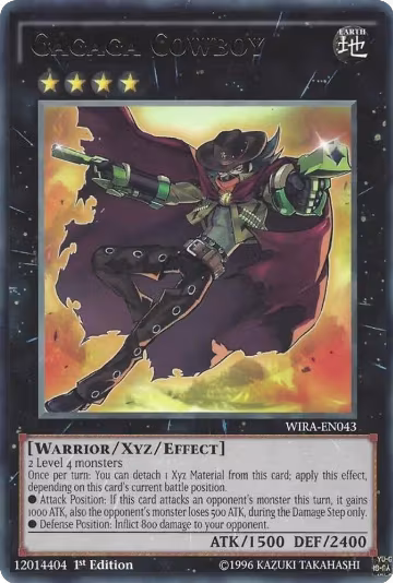 Gagaga Cowboy (WIRA-EN043), Wing Raiders — Yu-Gi-Oh! card price