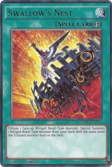 Swallow's Nest (WIRA-EN054), Wing Raiders — Yu-Gi-Oh! card price
