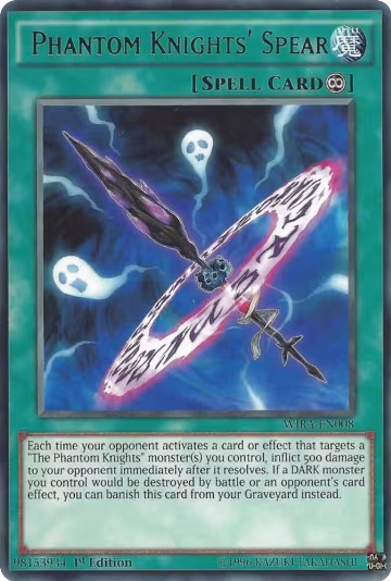 Phantom Knights' Spear (WIRA-EN008), Wing Raiders — Yu-Gi-Oh! card price
