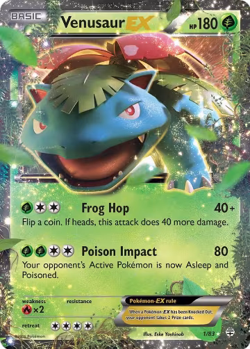 Venusaur EX (1/83), Generations — Pokémon card price