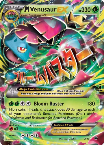 M Venusaur EX (2/83), Generations — Pokémon card price