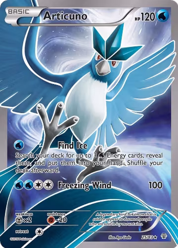 Articuno (25/83), Generations — Pokémon card price