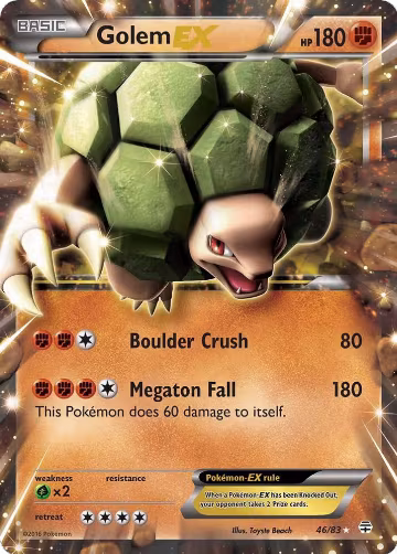 Golem EX (46/83), Generations — Pokémon card price