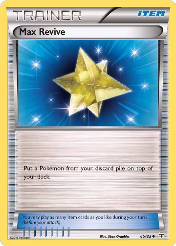 Max Revive (65/83), Generations — Pokémon card price
