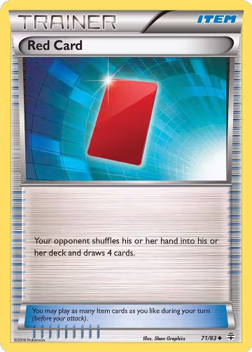 Red Card (71/83), Generations — Pokémon card price
