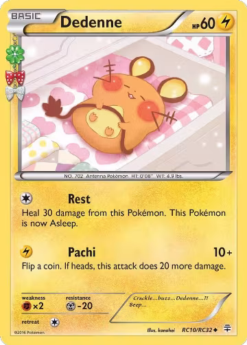 Dedenne (RC10/RC32), Generations: Radiant Collection — Pokémon card price