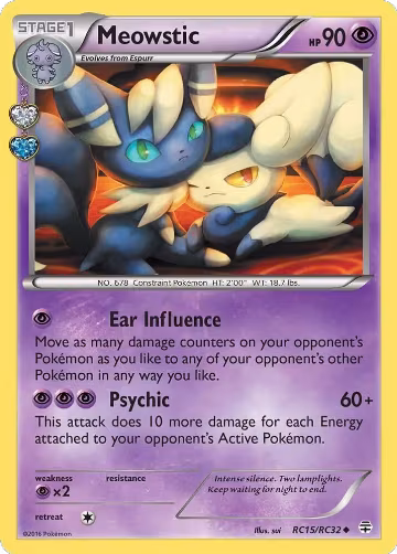 Meowstic (RC15/RC32), Generations: Radiant Collection — Pokémon card price