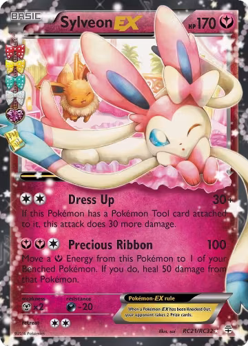 Sylveon EX (RC21/RC32), Generations: Radiant Collection — Pokémon card price