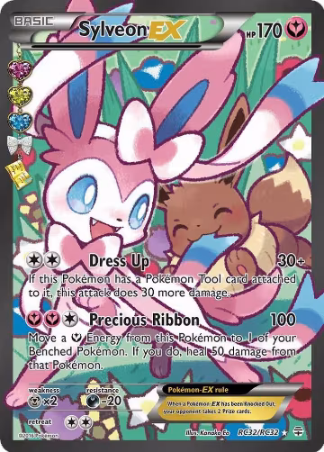 Sylveon EX (Full Art) (RC32/RC32) — card price