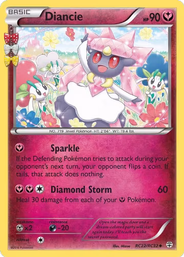 Diancie (RC22/RC32), Generations: Radiant Collection — Pokémon card price
