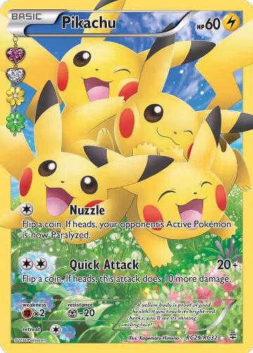 Pikachu (Full Art) (RC29/RC32) — card price