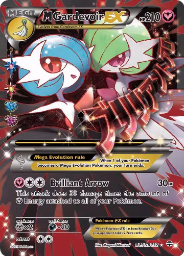 M Gardevoir EX (Full Art) (RC31/RC32) — card price