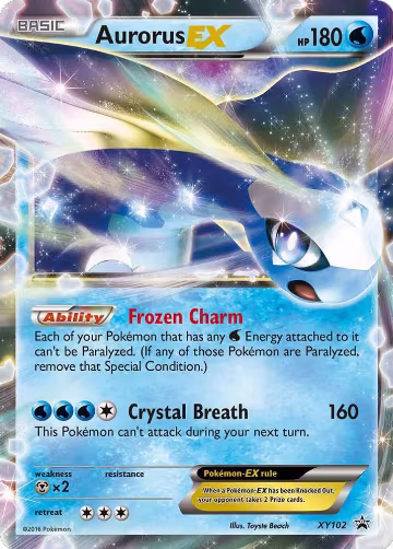 Aurorus EX - XY102 (XY102), XY Promos — Pokémon card price