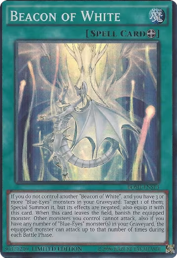 Beacon of White (BOSH-ENSE3), Breakers of Shadow — Yu-Gi-Oh! card price