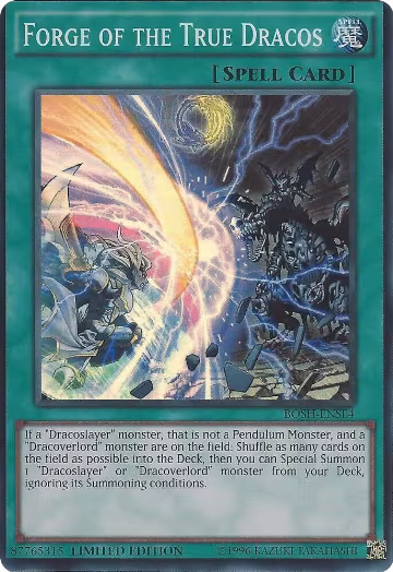 Forge of the True Dracos (BOSH-ENSE4), Breakers of Shadow — Yu-Gi-Oh! card price