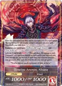 The Observer // Timeline Arsonist, Alisaris (TMS-031/J), The Moonlit Savior — Force of Will card price