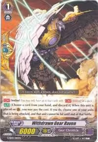 Withdrawn Gear Raven (G-SD01/010EN), G-Start Deck 1: Odyssey of the Interspatial Dragon — Vanguard card price