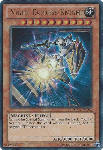 Night Express Knight (ZDC1-EN002), Yu-Gi-Oh! ZEXAL World Duel Carnival Promos — Yu-Gi-Oh! card price