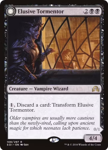 Elusive Tormentor (108), Shadows over Innistrad — Magic card price