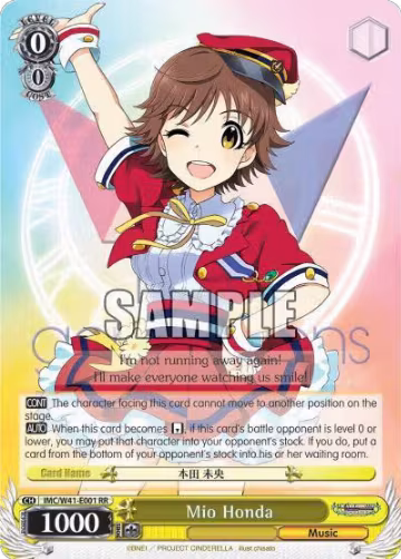 Mio Honda (IMC/W41-E001 RR), The iDOLM@STER Cinderella Girls — Weiß Schwarz card price