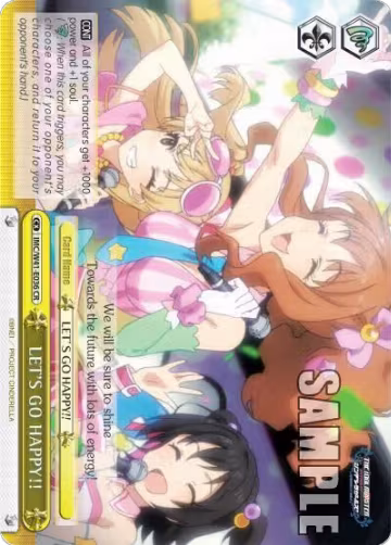 LET'S GO HAPPY!! (IMC/W41-E036 CR), The iDOLM@STER Cinderella Girls — Weiß Schwarz card price